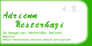 adrienn mesterhazi business card