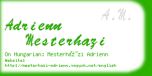 adrienn mesterhazi business card